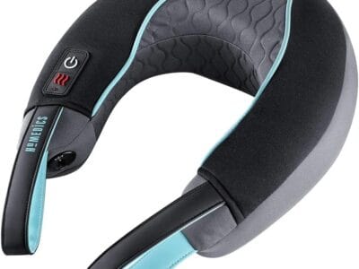 Homedics Neck Massager with Comfort Foam Vibration and Soothing Heat