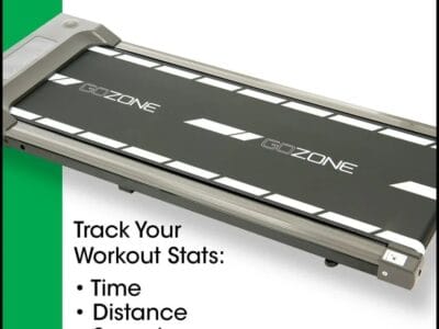 Gozone Under Desk Exercise Treadmill with Remote, Walking Pad for Home and Office, Adjustable Speeds