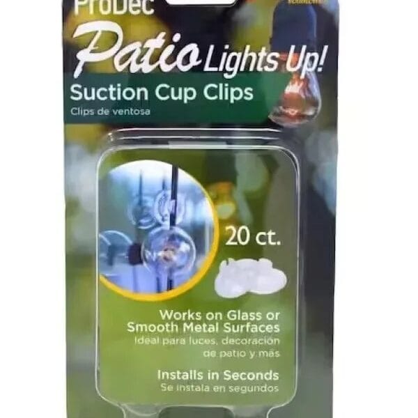 Simple Living ProDec 20ct Patio Deck and Eave Clips Outdoor Lighting