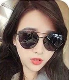 Unisex Fashion Color Film UV400 Reflective Sunglasses (Silver + Ice Blue)
