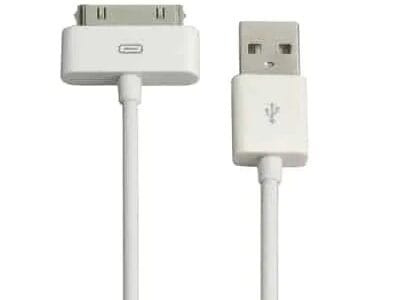 30 Pin to USB Data / Charging Cable for iPad 3/ iPad 2/ iPhone 4 & 4S, iPhone 3GS/3G, iPod touch, Length: 1m (White)