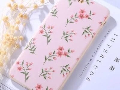 Protective Case for iPhone 8 Plus & 7 Plus Embossment Mezereon Pattern Soft TPU