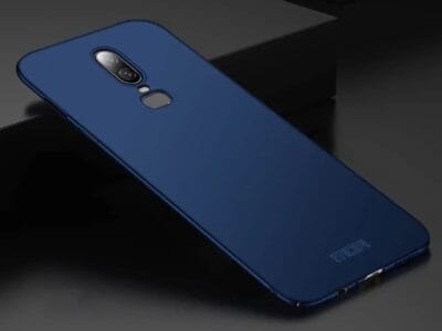 Ultra-thin Frosted PC Case for OnePlus 6 from MOFI (Blue)