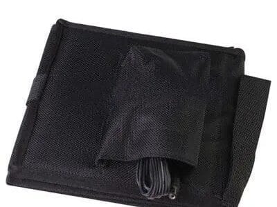 Portable 3 x 2.5 W Solar Panel-Multi-Functional Battery chargers, it can Charge PC with DC Plug