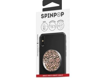 Spinpop Phone Grip – Psychedelic Flower Pink