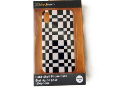 Black Web Hard-shell Phone Case For iPhone XR
