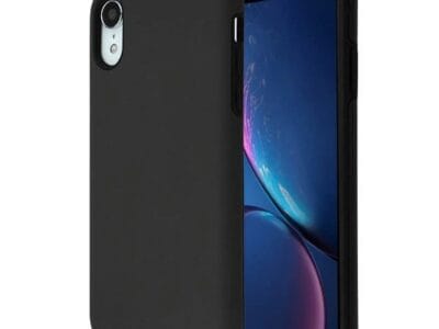 Blackweb Silicone Phone Case iPhone XR Black