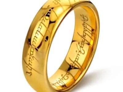 Titanium Steel Ring (Gold) US Size 13