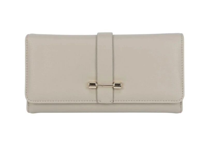 Time and Tru Carol Deluxe Flap Clutch Wallet