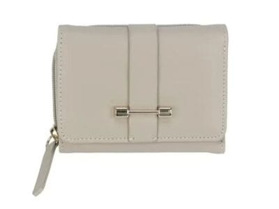 Time and Tru Carol Back Zip Around Trifold Wallet