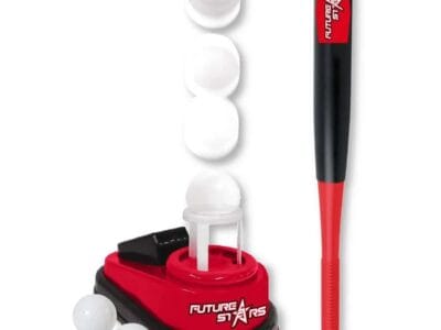 Future Stars™ Pop-Up Pitching Machine Combo Set – Pop Up Pitcher, Bat and 3 Balls