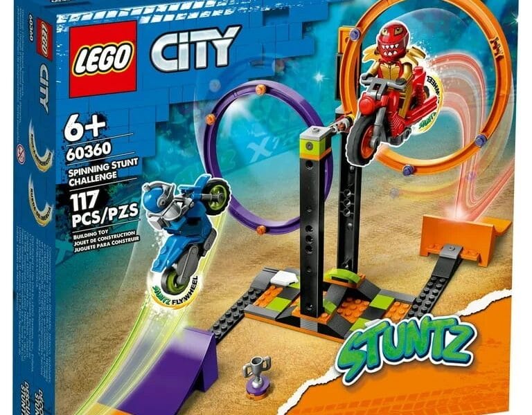LEGO City Stuntz Spinning Stunt Challenge 60360