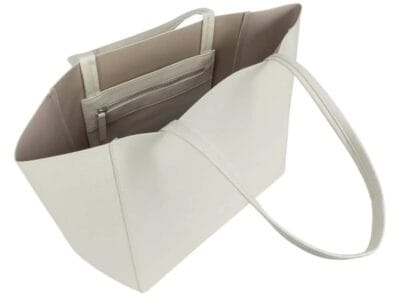 Soft Tote Chic handbag Color White