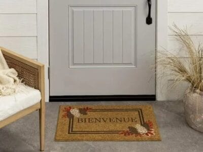 Mohawk Home Fall Bienvenue Faux Coir Polyester Doormat Multi 18″ x 30″