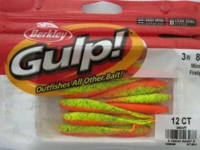 BERKLEY GULP 3″ Minnow (12/Ct Pack) – Firetiger