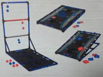 Go! Gater 3-in-1 Ladderball, Bean Bag Toss & Washer Toss Plastic Outdoor Game Set