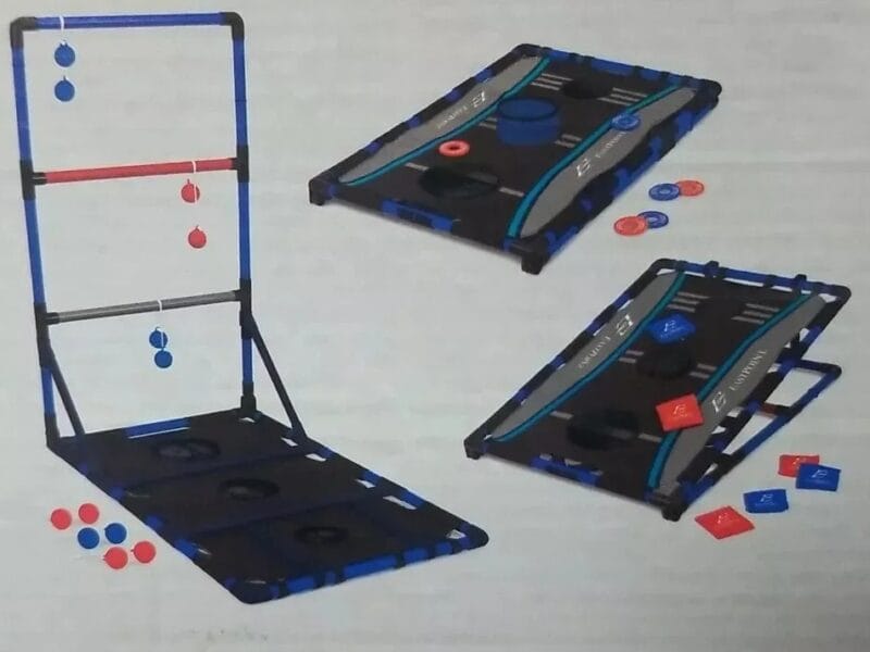Go! Gater 3-in-1 Ladderball, Bean Bag Toss & Washer Toss Plastic Outdoor Game Set