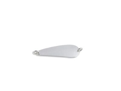 Williams WT22S-S Toronto Wobbler, 1/4oz, 2-1/4″, No Hook, Carded silver, Toronto Wobbler, No Hook