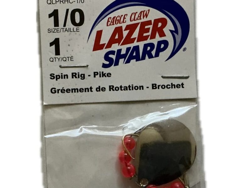 Eagle Claw Lazer Sharp Spin Rig Pike 1 oz., Size 1/0 QLPRHC