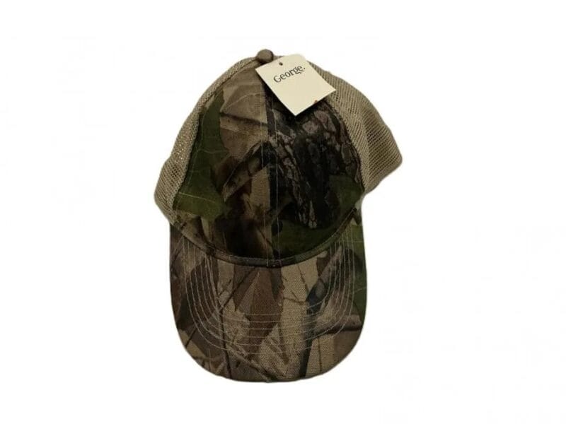 George Washed Camo Mesh Back