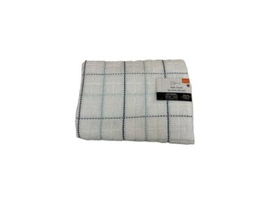 Mainstays Performance Check Bath Towel