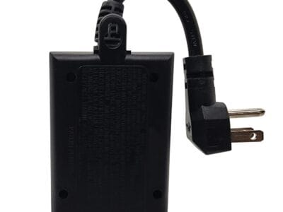 STANLEY TimeIt Outdoor Twin, 2-Outlet 24-Hour Mechanical Outdoor Timer