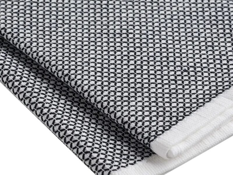 Better Homes & Gardens Rich Black Cotton-and-Polyester Woven Dual-Purpose Oversized Kitchen Towels 1 Piece