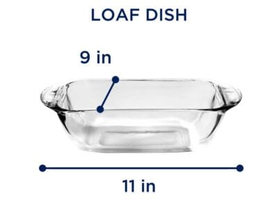 Anchor Hocking Glass Loaf Pan, 1.5 Quart