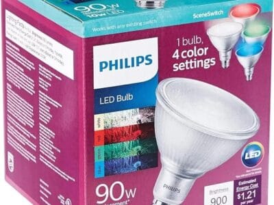 Philips LED Color Changing Sceneswitch Light Bulb 10-Watt (90-Watt Equivalent) 4 color settings