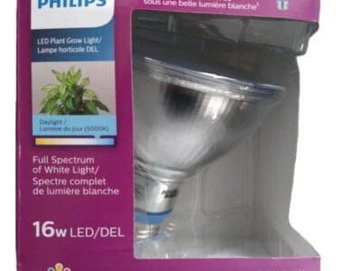 PHILIPS 533323 PAR38 FLOOD 5000K 16 WATT LED PLANT GROW LIGHT BULB DAYLIGHT
