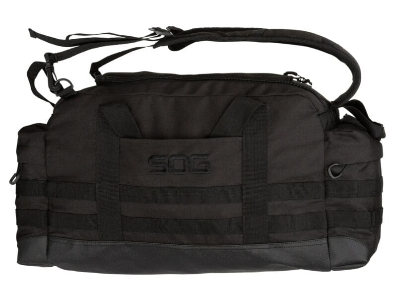 SOG Unisex 9.65″ Adjustable Straps Sports Duffel Bags Travel Pouch, Black