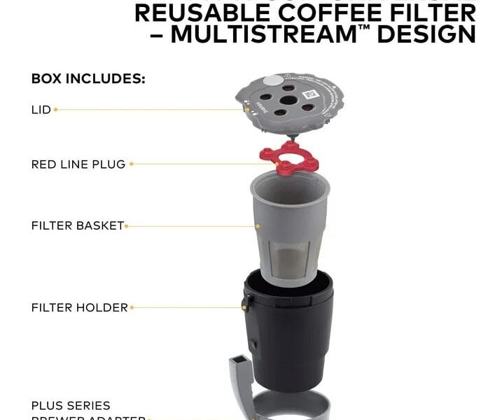 Keurig My K-Cup Universal Reusable Filter MultiStream Technology