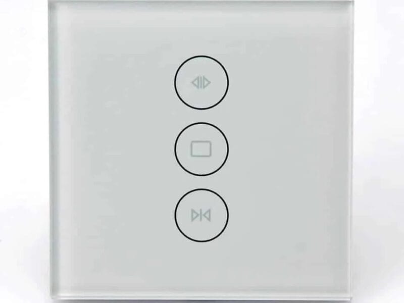 EU wifi smart touch curtain switch voice control by Alexa and Google phone control For Electric curtain motor