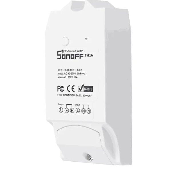 SONOFF TH16 DIY 16A Smart Home WIFI Temperature Humidity Thermostat APP Remote Control Switch