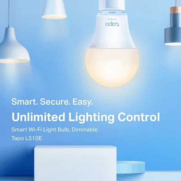 TP-Link Smart Wi-Fi Light Bulb Dimmable Tapo L510E