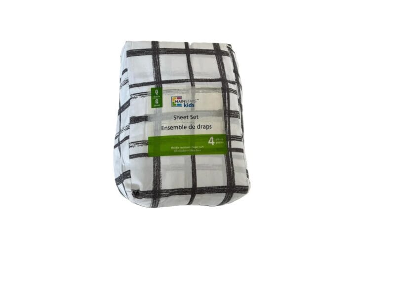Mainstays kids Printed Soft-Microfiber Queen Sheet Set 90″ x 102 “