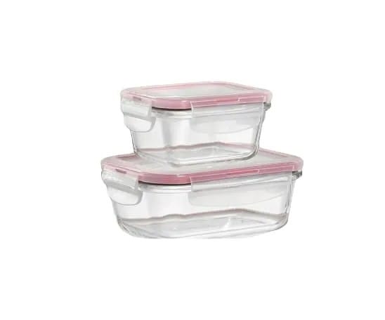 Starfrit LocknLock Glass 2-piece Square container Set