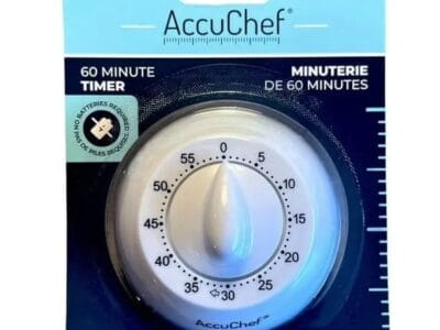 AccuChef timer ideal for baking, cooking and activities 60-minute timer