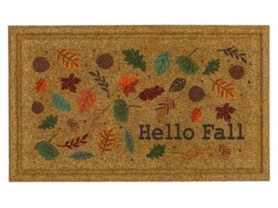 Mohawk Home Hello Fall Faux Coir Polyester Doormat Orange 18″ x 30″