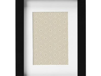 Hometrends Gallery Black Picture Frame 5 x 7″ to 3½ x 5″