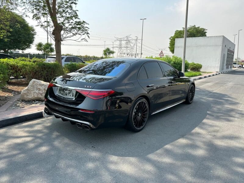2024 Mercedes-AMG S 63 S E Performance a plug-in hybrid luxury sedan with a 4.0 liter twin-turbo V8 and an electric motor