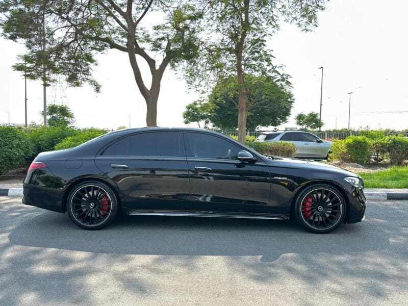 2024 Mercedes-AMG S 63 S E Performance a plug-in hybrid luxury sedan with a 4.0 liter twin-turbo V8 and an electric motor
