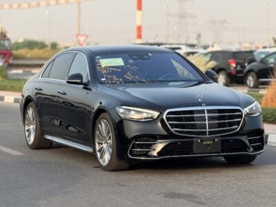 MERCEDES BENZ S 580 2022 Black Full Option CHASSIS GUARANTEE