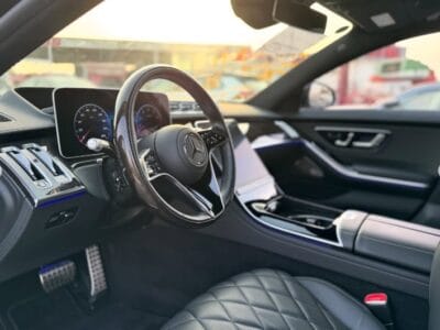 MERCEDES BENZ S 580 2022 Black Full Option CHASSIS GUARANTEE