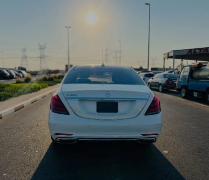 2018 MERCEDES BENZ S450 White CHASSIS GUARANTEE