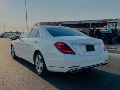 2018 MERCEDES BENZ S450 White CHASSIS GUARANTEE