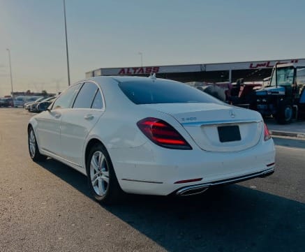 2018 MERCEDES BENZ S450 White CHASSIS GUARANTEE
