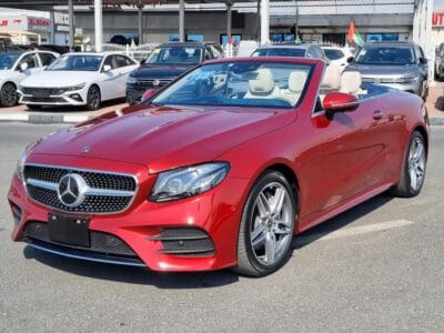 MERCEDES-BENZ E 400 RED 2018 Petrol