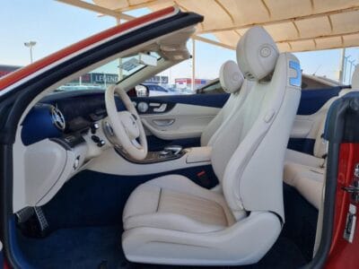 MERCEDES-BENZ E 400 RED 2018 Petrol