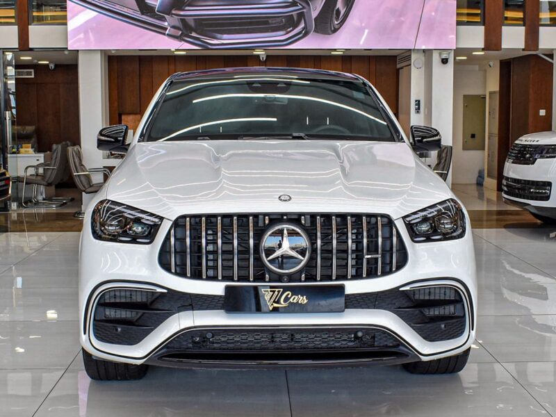 Mercedes Benz GLE 63 S AMG White V8 Biturbo Engine